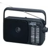 Panasonic RF-2400DEG-K prenosné analógové AM/FM rádio - čierne