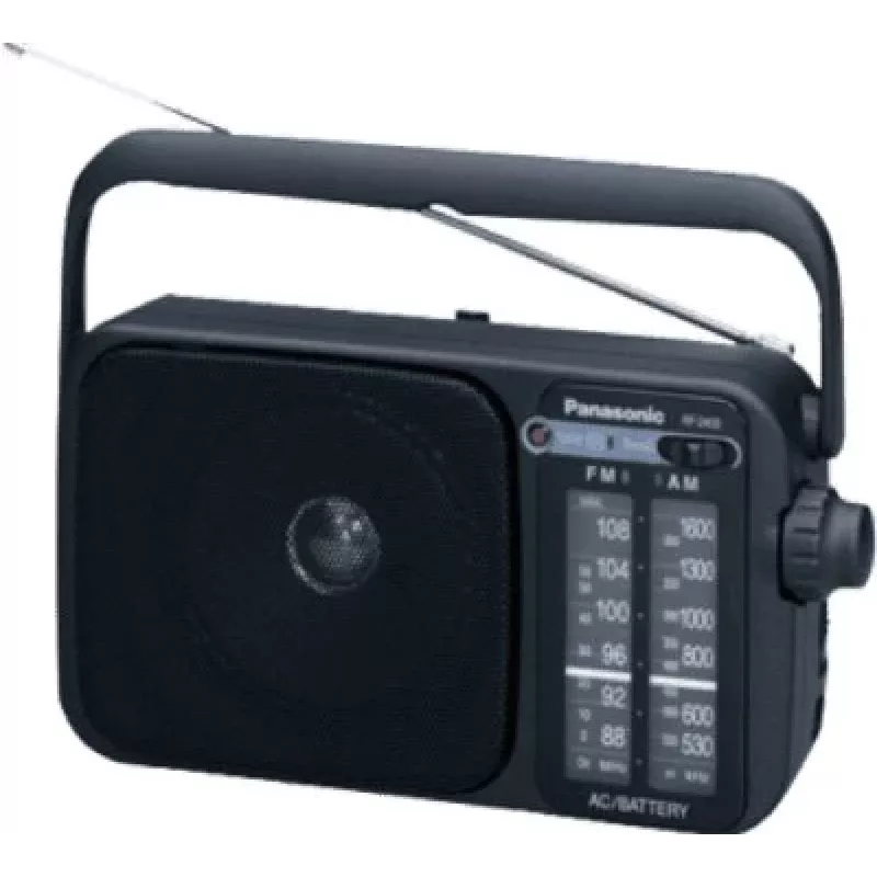 Panasonic RF-2400DEG-K prenosné analógové AM/FM rádio - čierne