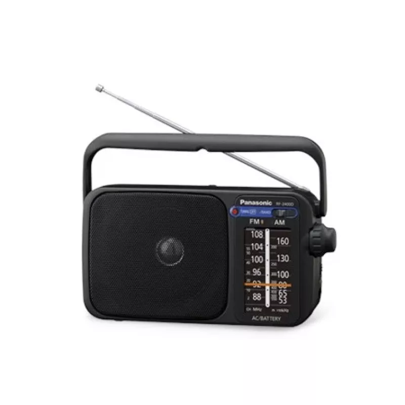 Panasonic RF-2400DEG-K prenosné analógové AM/FM rádio - čierne