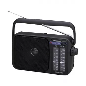 Panasonic RF-2400DEG-K prenosné analógové AM/FM rádio - čierne