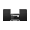 Panasonic SC-PM272EG-S micro Hi-Fi systém s CD, Bluetooth, DAB/DAB+ rádiom, USB a AUX - strieborný (20 W RMS)
