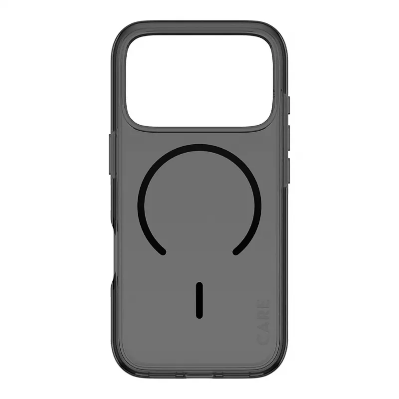 PanzerGlass CARE Smokey puzdro s čiernym MagSafe pre iPhone 17 Pro