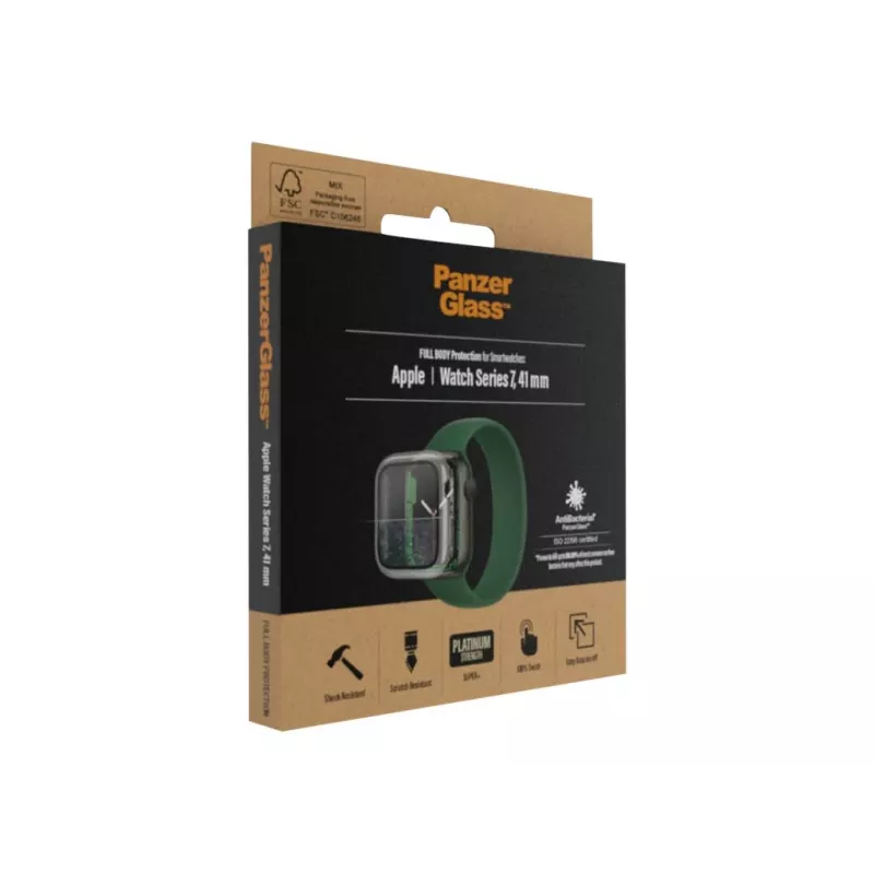 PanzerGlass Full Body Protector pre Apple Watch Series 7/8/9 41mm – transparentné 9H tvrdené sklo