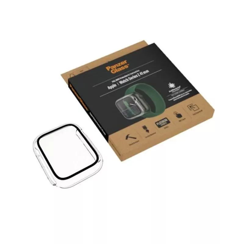 PanzerGlass Full Body Protector pre Apple Watch Series 7/8/9 41mm – transparentné 9H tvrdené sklo