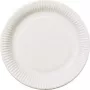 PAPSTAR pure jednorazový tanier okrúhly 26 cm extra silný biely cukrová trstina-bagasa 50 ks 11176