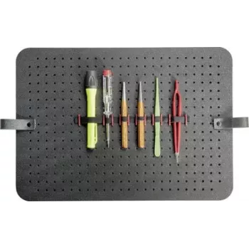 PARAT CLASSIC dierovaná vkladacia doska pre flexibilnú organizáciu náradia, čierna, 460 x 310 x 5 mm 497000171