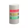 PATLITE WEP-302FB-RYG LED signálny stĺp, 3-stupňový červená/žltá/zelená, bzučiak, nástenná montáž, 24V DC, IP65, biela