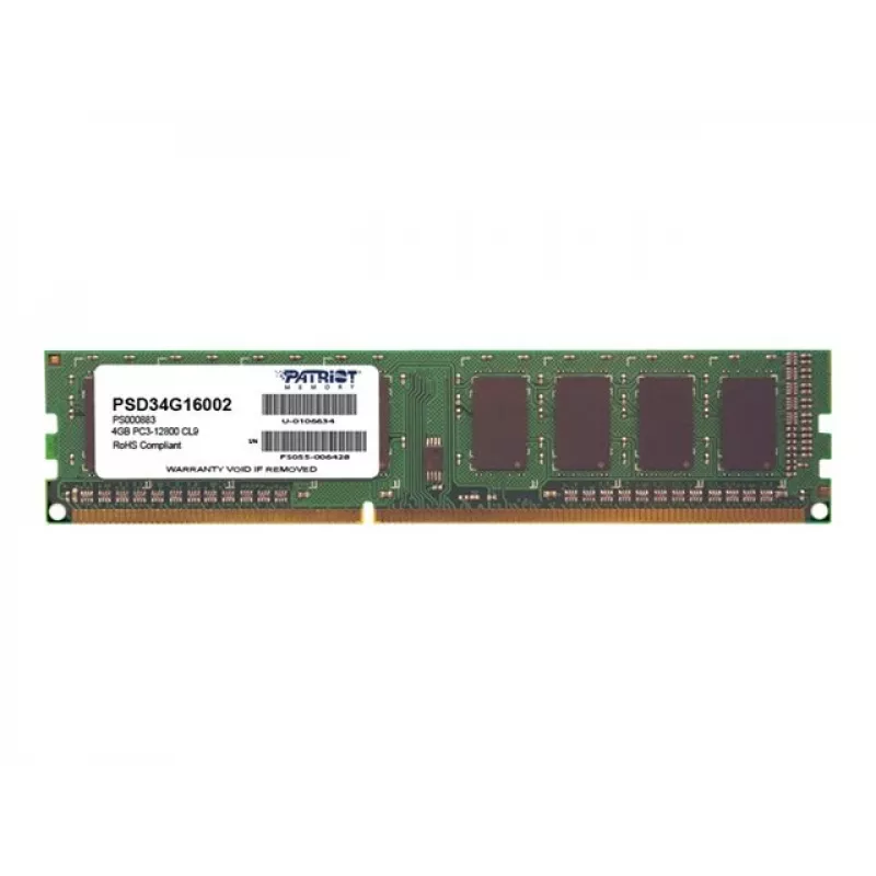Patriot Signature Line 4GB 1600MHz DDR3 Single Rank pamäť pre stolné počítače