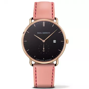 PAUL HEWITT Grand Atlantic pánske hodinky PHTGAGB24M 42mm čierna nehrdzavejúca oceľ mesh