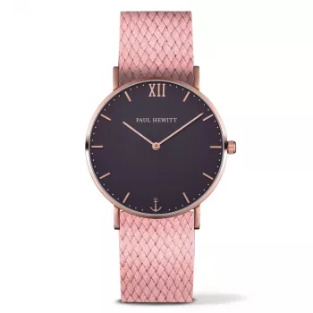 Paul Hewitt Sailor Line Unisex quartzové hodinky 39 mm ružové zlato mesh PH-SA-RSTB27M