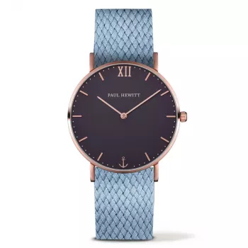 Paul Hewitt Sailor Line unisex quartzové hodinky 39mm ružové zlato ušľachtilá oceľ mesh