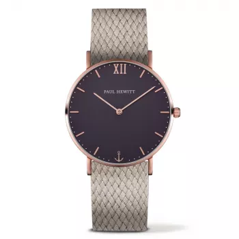 Paul Hewitt Sailor Line unisex hodinky 39 mm ružové zlato oceľový mesh PH-SA-RSTB25M