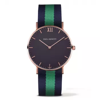 PAUL HEWITT Sarstain Unisex hodinky 39 mm ušľachtilá oceľ mesh čierna gunmetal PH-SARSTBNG20