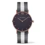 Paul Hewitt Sarsteg unisex hodinky 39mm ružové zlato sivá koža