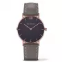 PAUL HEWITT unisex hodinky Sailor Line quartz 39 mm ružové zlato oceľ mesh čierny ciferník PH-SA-RSTB13S