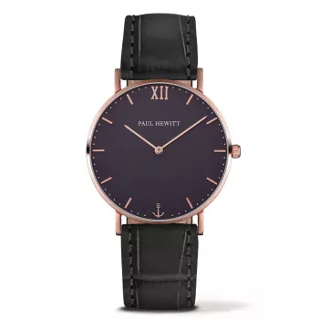 Paul Hewitt unisex hodinky PH-SA-RSTB15M 39 mm ružové zlato nerezová oceľ mesh