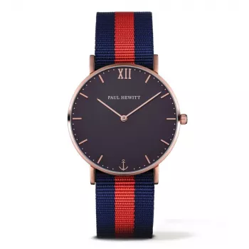 PAUL HEWITT unisex hodinky PH-SARSTBNR20 39mm ružové zlato nerezová oceľ mesh