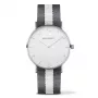 PAUL HEWITT unisex hodinky Sailor Line 39mm ružové zlato nerez biely ciferník sivý kožený remienok quartz PHSASSTWGRW20