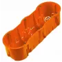 PAWBOL A.0043WPG Hlboká trojitá podomietková krabica 60 mm so skrutkami, biela