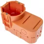 PAWBOL A.0083 Hlboká podomietková odbočná krabica pre elektroniku, priemer 68 mm, oranžová