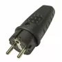 PAWBOL D.3158L LUX prenosná gumená sieťová vidlica 250V 16A IP44 Schuko