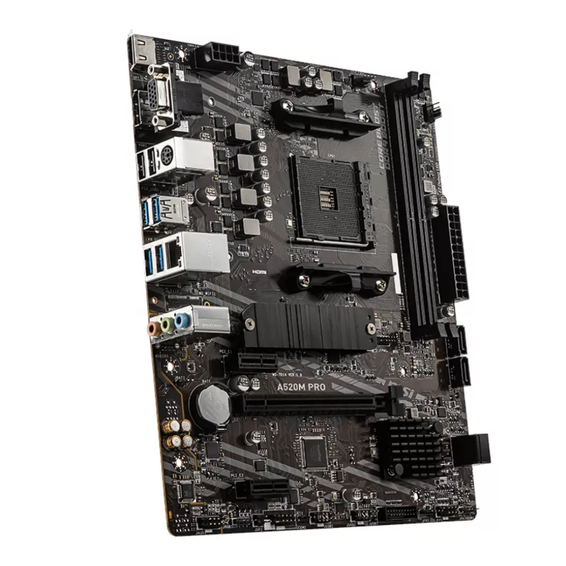 PCBuilder AMD Ryzen 5 5600X LEVEL UP Core Upgrade Kit, MSI A520M Micro-ATX, 16 GB DDR4 3600 MHz