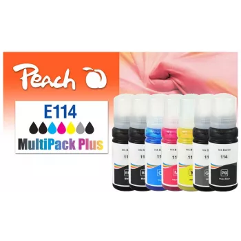 Peach 321707 Standard Yield sada fliaš na doplnenie atramentu 70 ml 7-pack multipack