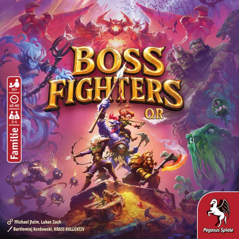 Pegasus Spiele Boss Fighters QR kooperatívna kartová hra (51270G)