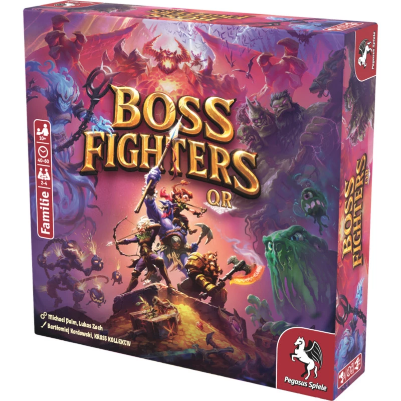 Pegasus Spiele Boss Fighters QR kooperatívna kartová hra (51270G)
