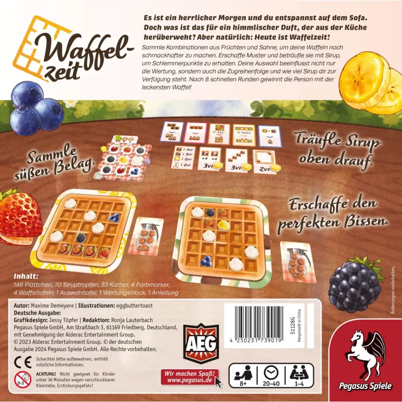 PEGASUS 51128G Waffelzeit vafľovač