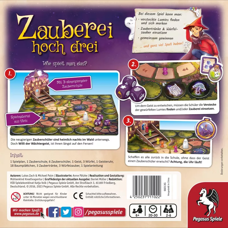 PEGASUS Zauberei hoch drei sada kúziel