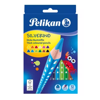 Pelikan 700627 farebné ceruzky - sada s 12 rôznymi farbami