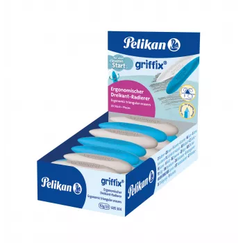 Pelikan griffix trojuholníková guma, TPE plast, ergonomická úchopová zóna, 1 ks, rôzne farby 300007862