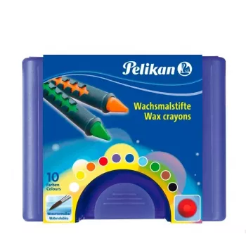 Pelikan K12 voskovky 10 farieb v kartónovej škatuľke 723155