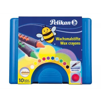 Pelikan K12 voskovky 10 farieb v kartónovej škatuľke 723155