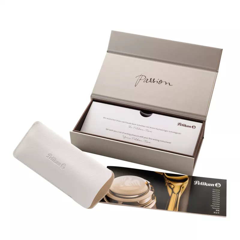 Pelikan M205 plniace pero – čierne so striebornými obručami, stredný hrot 971945