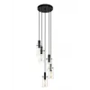 Pendelleuchte Montefino 97368 5x60W E27 chróm/biela