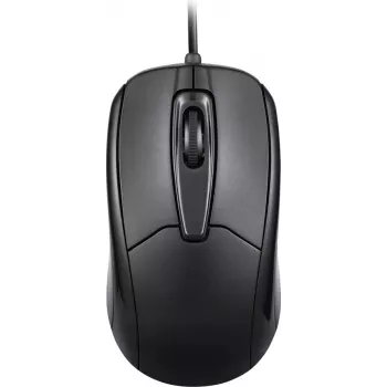 Perixx PERIMICE-209 P čierna káblová optická myš, 3 tlačidlá, 1000 DPI, USB, obojručná 10442