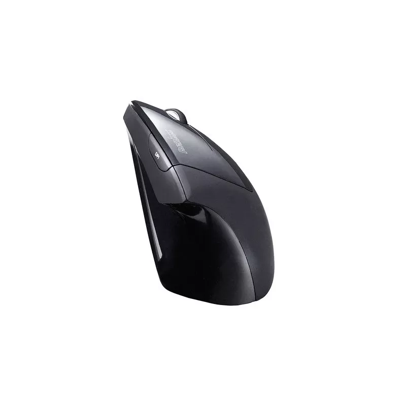 Perixx PERIMICE-713 bezdrôtová ergonomická vertikálna myš, pravá ruka, optická, 2000 DPI, 2,4 GHz, nano prijímač, čierna