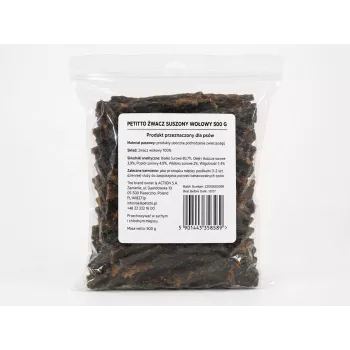 PETITTO Sušené hovädzie žuvacie 500g