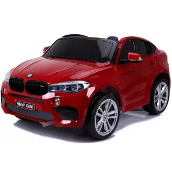 PETMEX auto na batérie nový BMW X6M SUV LED svetlá MP3 červené lakované