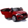 PETMEX auto na batérie nový BMW X6M SUV LED svetlá MP3 červené lakované