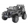 PETMEX batériou poháňaný Jeep HP012 pre deti s LED svetlami a MP3, čierny