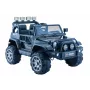 PETMEX batériou poháňaný Jeep HP012 pre deti s LED svetlami a MP3, čierny