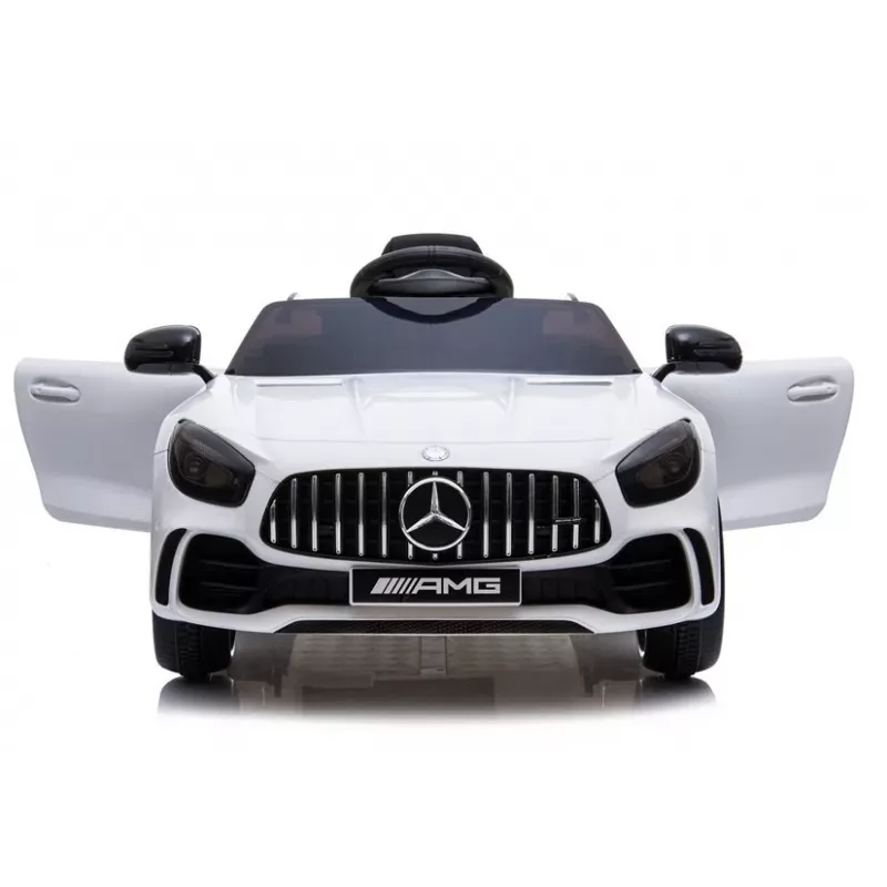 PETMEX Mercedes-AMG GTR 12V detské elektrické auto na jazdenie - biele