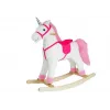 PETMEX hojdací kôň jednorožec biely 74cm 2252