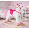 PETMEX hojdací kôň jednorožec biely 74cm 2252