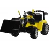 PETMEX ZP1005 detský elektrický traktor bagger s pohyblivou lyžicou, žltý