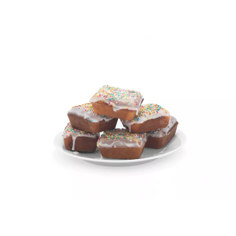 Petra PT5921DEKF Cake Maker – 7 mini koláčov/cupcakes/šišiek, 700W, nepriľnavý, čierny