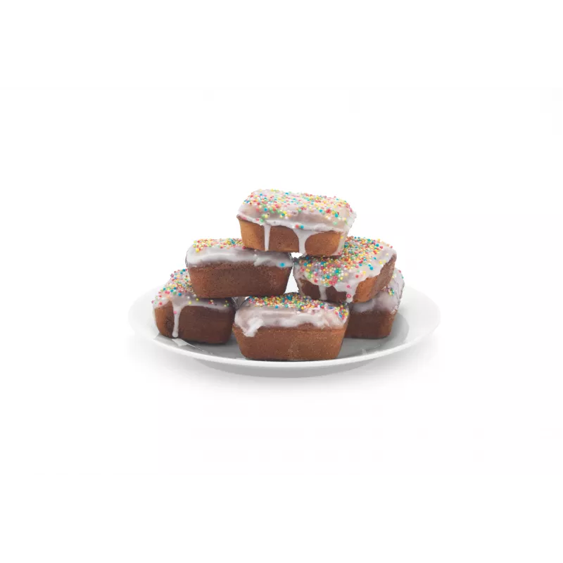 Petra PT5921DEKF Cake Maker – 7 mini koláčov/cupcakes/šišiek, 700W, nepriľnavý, čierny